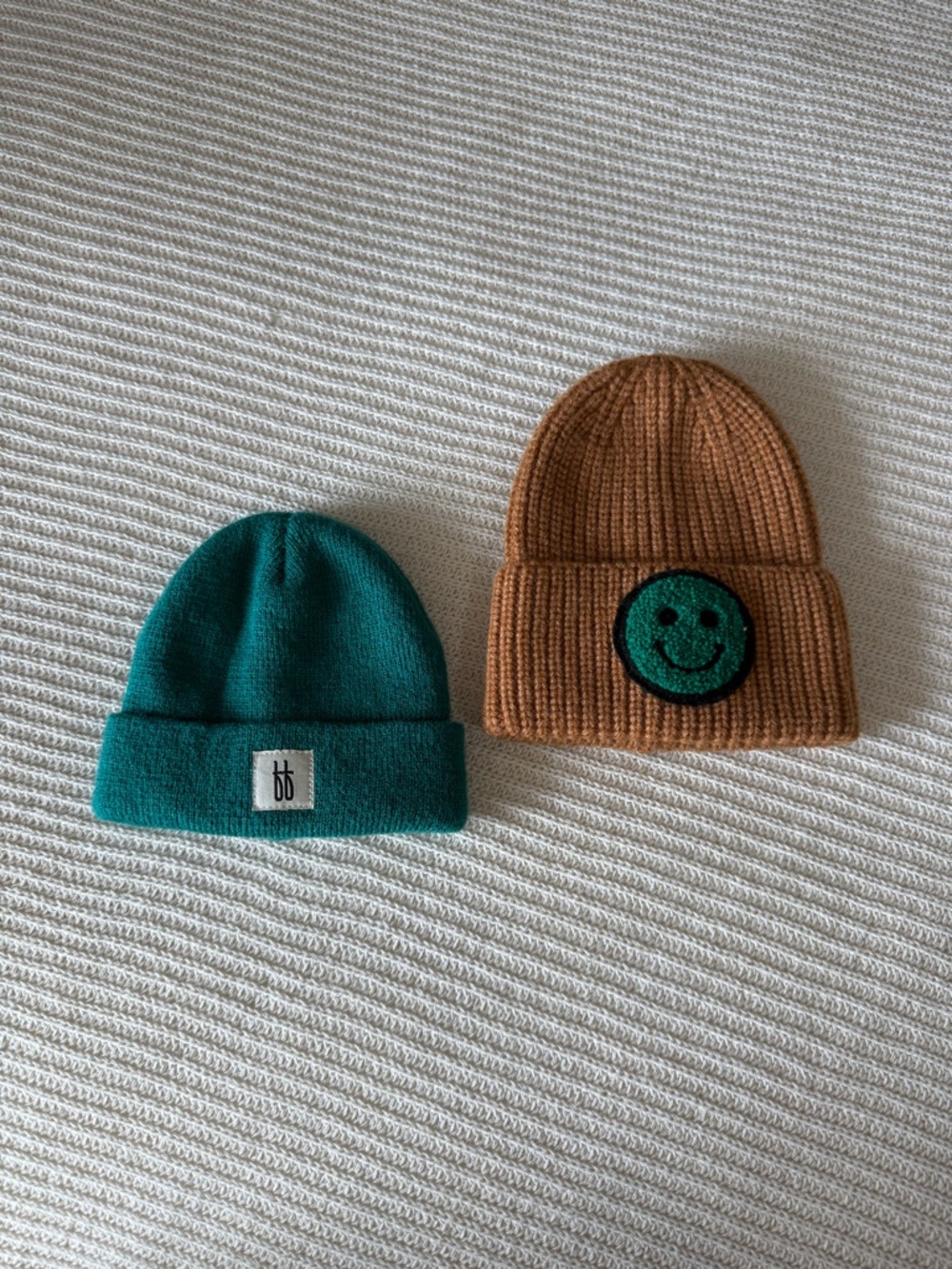 Forever Frenchy and spearmint love beanie bundle 0-12m